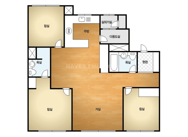 3BR, 2BA, 신축, 3F, 사업자 계약만 사진 3