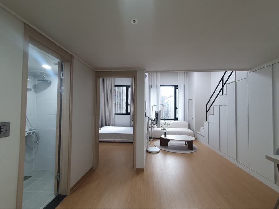 New, Loft, 1BR, Bigger Size, Fully Furnished Near Gangnam Stn. 1